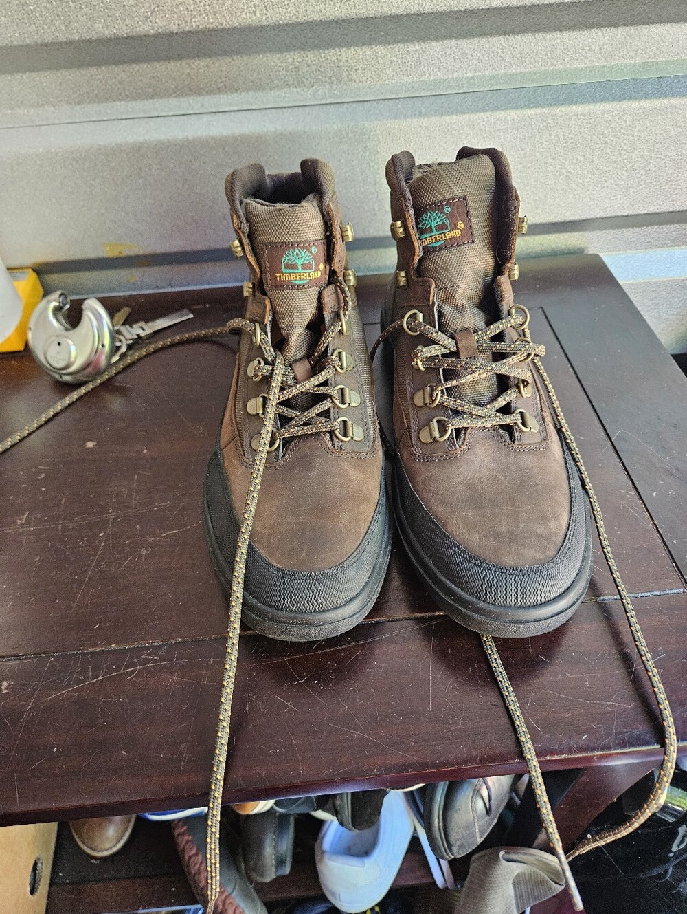 Timberland Men’s Ashwood Park Mid Hiking Shoes Trekking Outdoor Boots Size 9.5